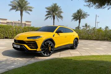 Lamborghini Urus Yellow Rent in Dubai